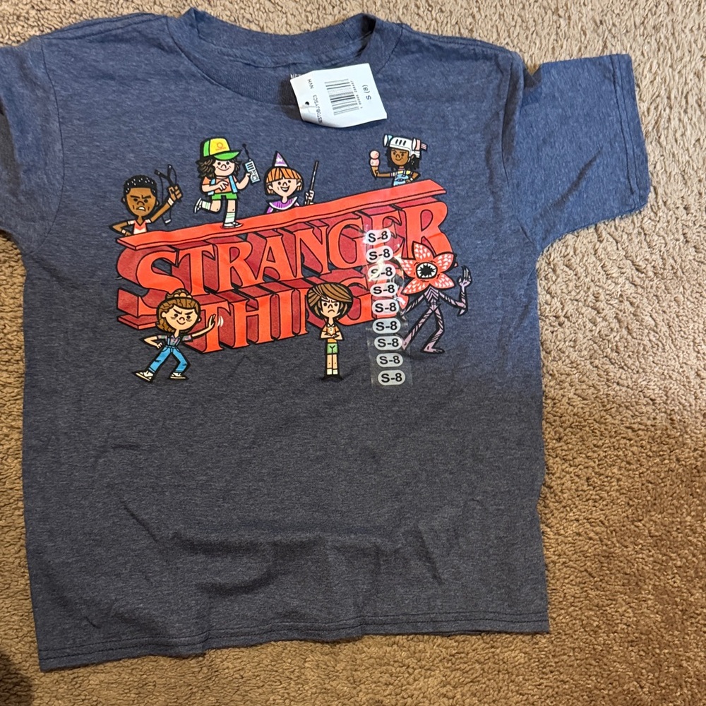 Netflix Stranger Things Kids Shirt - Blue